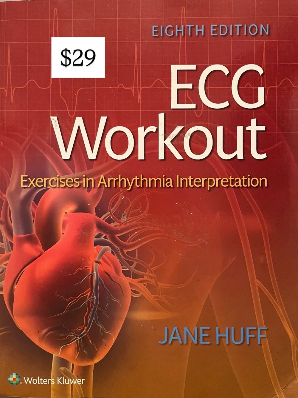 ECG Workout by Jane Huff - Red Cover